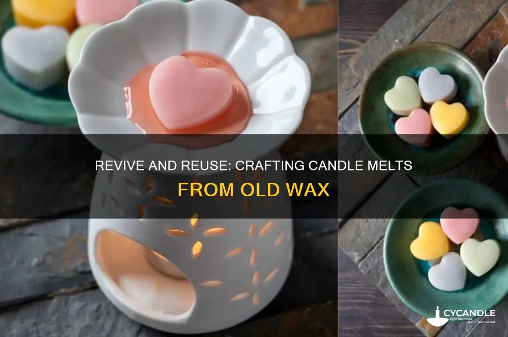 how to make candle melts from old candles
