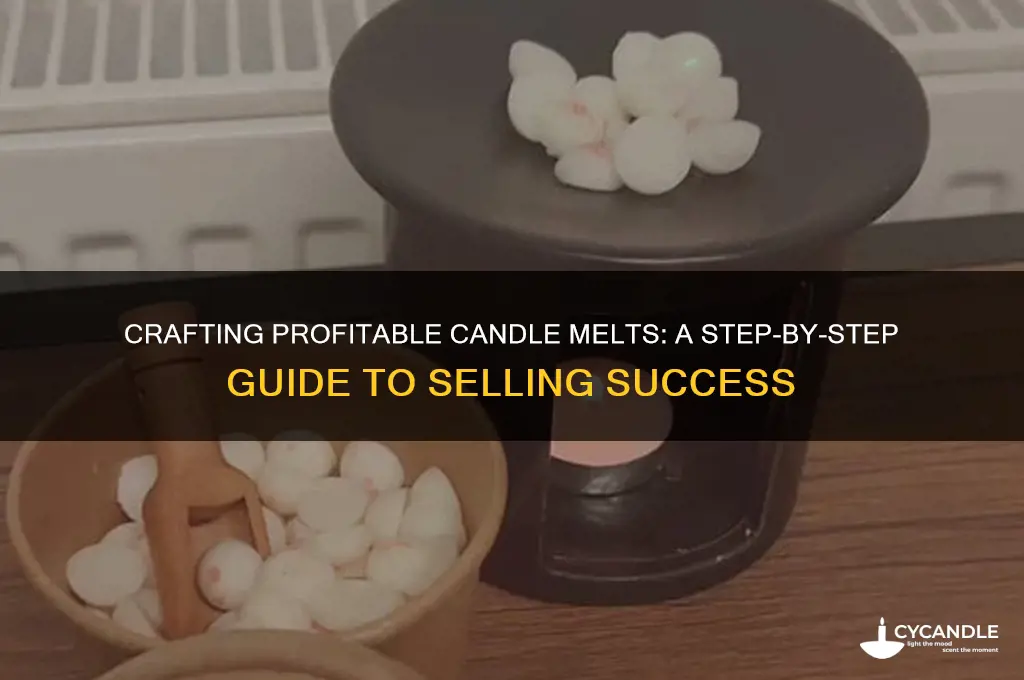 how to make candle melts to sell