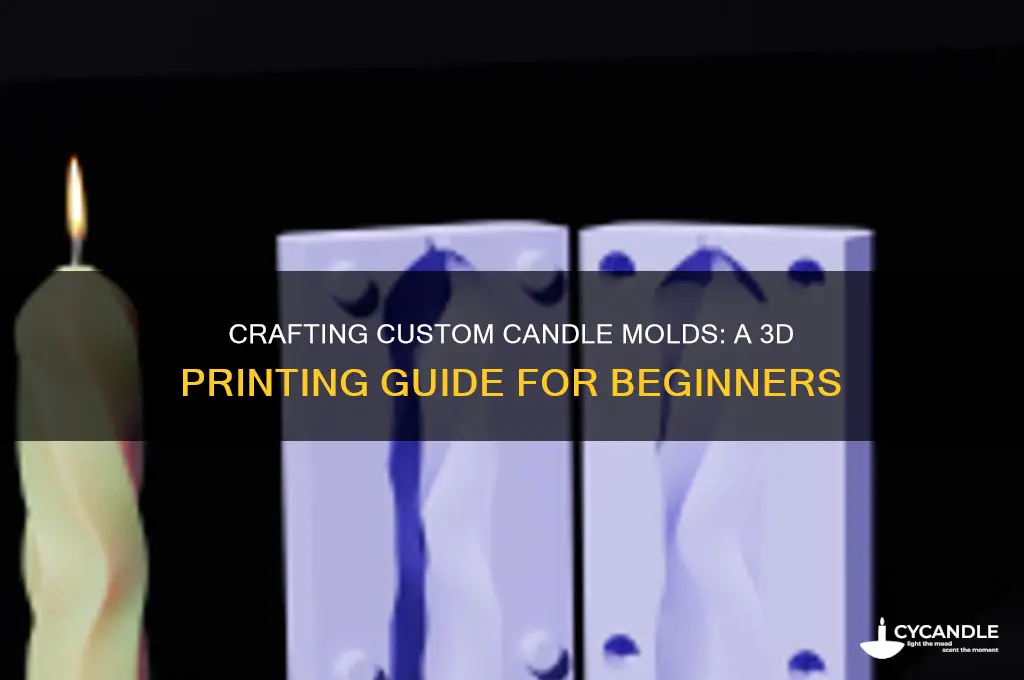 how to make candle mold 3d