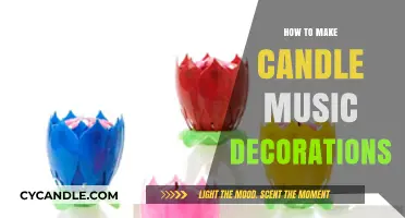 Crafting Musical Candle Decorations: A Creative DIY Guide for Ambiance
