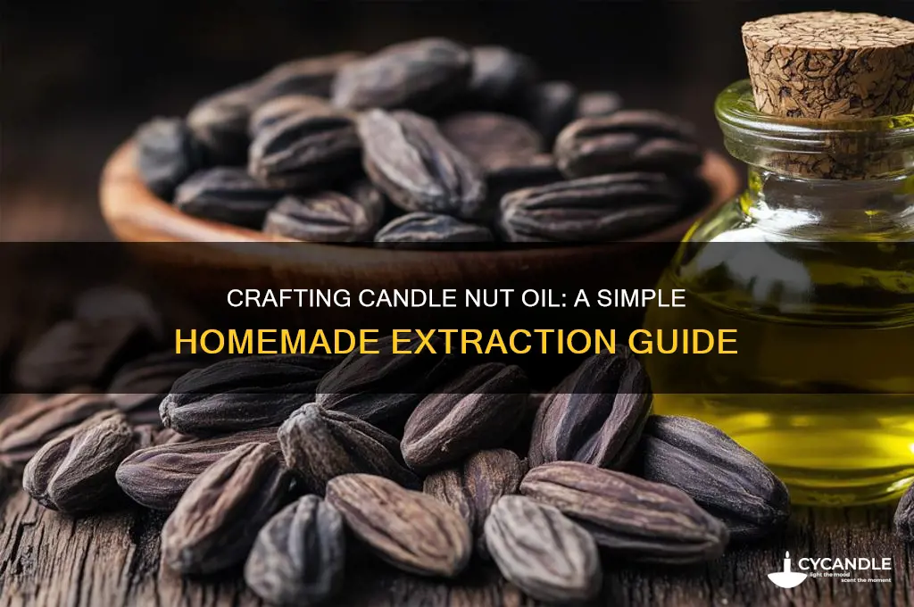 how to make candle nut oil