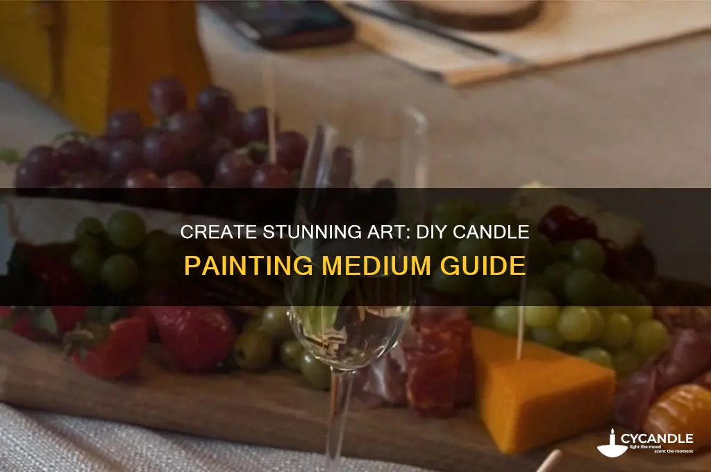 how to make candle painting medium