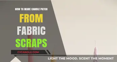 Creative Candle Patch Crafting: Upcycling Fabric Scraps for Unique Decor