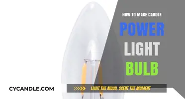 Crafting Candle-Powered Light Bulbs: A DIY Guide to Sustainable Lighting
