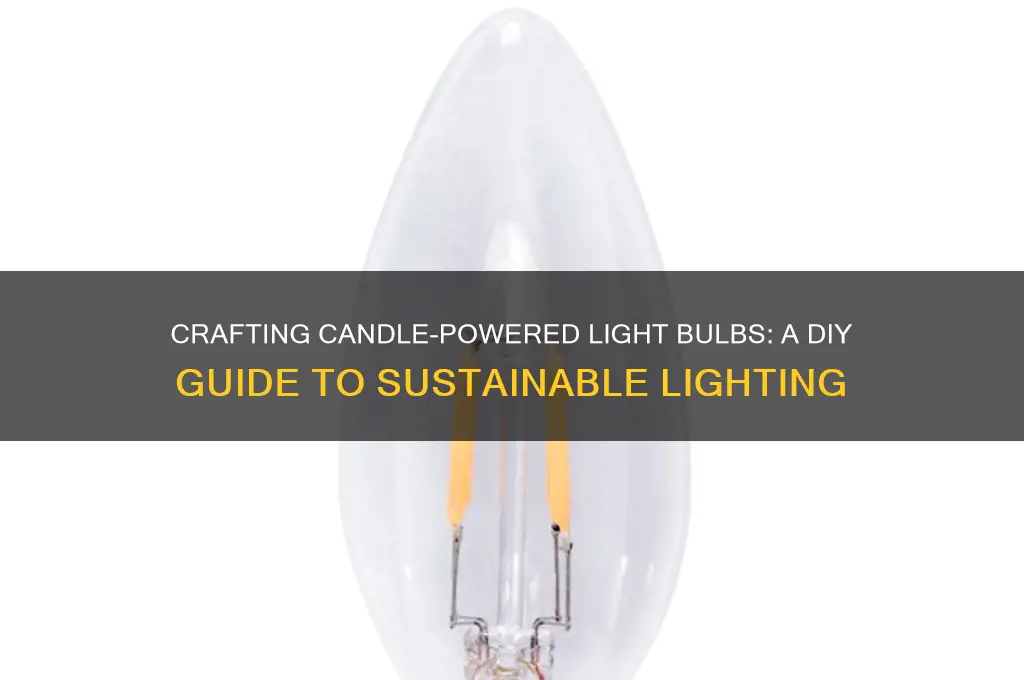 how to make candle power light bulb