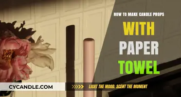 Crafting Realistic Candle Props Using Simple Paper Towel Techniques
