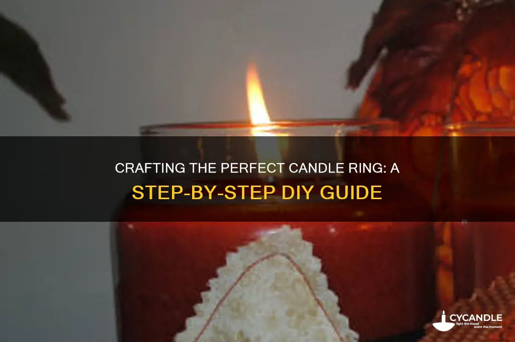 how to make candle ring