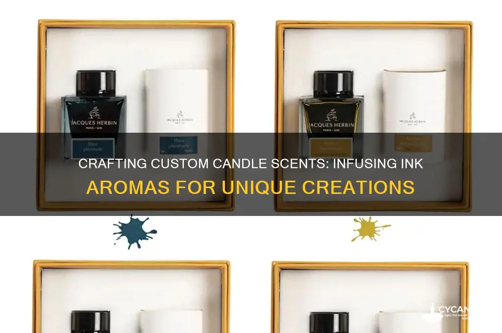 how to make candle scent for ink