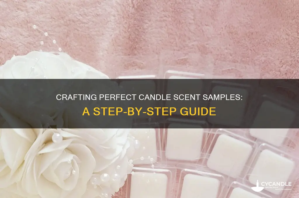 how to make candle scent samples