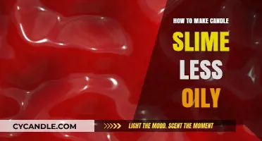 Reduce Oiliness: Tips for Making Perfect Candle Slime Texture