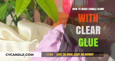Easy DIY Candle Slime Recipe Using Clear Glue for Kids