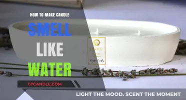 Crafting Aquatic Aromas: How to Make Candles Smell Like Water