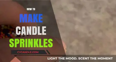 Creative DIY Guide: Making Vibrant Candle Sprinkles at Home