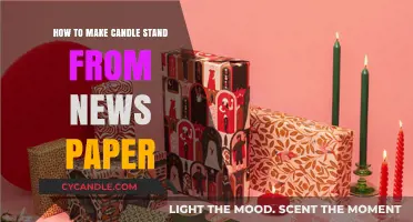 Crafting Eco-Friendly Candle Stands Using Recycled Newspaper: A DIY Guide