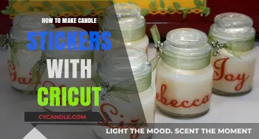 Crafting Custom Candle Stickers: A Cricut DIY Guide