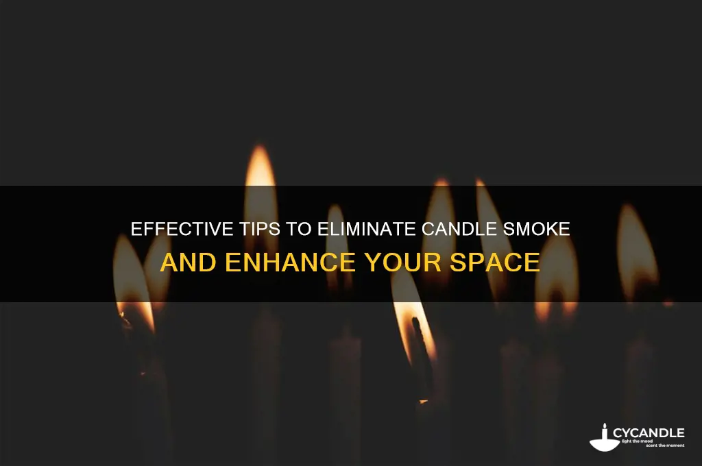 how to make candle stop smoking