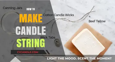 Crafting Candle Wicks: A Step-by-Step Guide to Making Candle String
