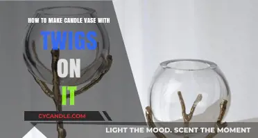 Crafting a Rustic Twig-Adorned Candle Vase: A DIY Guide