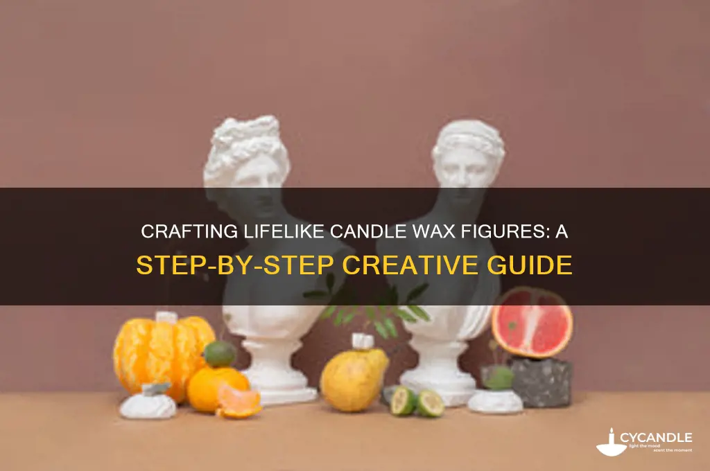 how to make candle wax figures