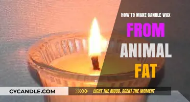 Crafting Candle Wax: A Guide to Using Animal Fat
