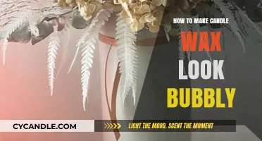 Create Bubbly Candle Wax: Easy Techniques for a Unique Look
