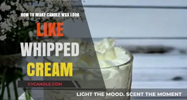 Create Whipped Cream Effect: Easy Candle Wax Crafting Guide