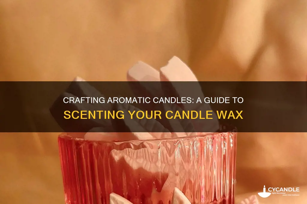 how to make candle wax scented