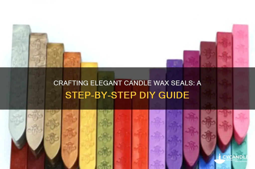 how to make candle wax stamps