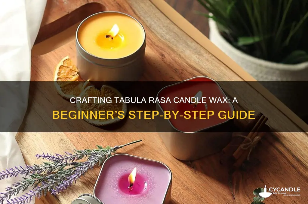 how to make candle wax tabula