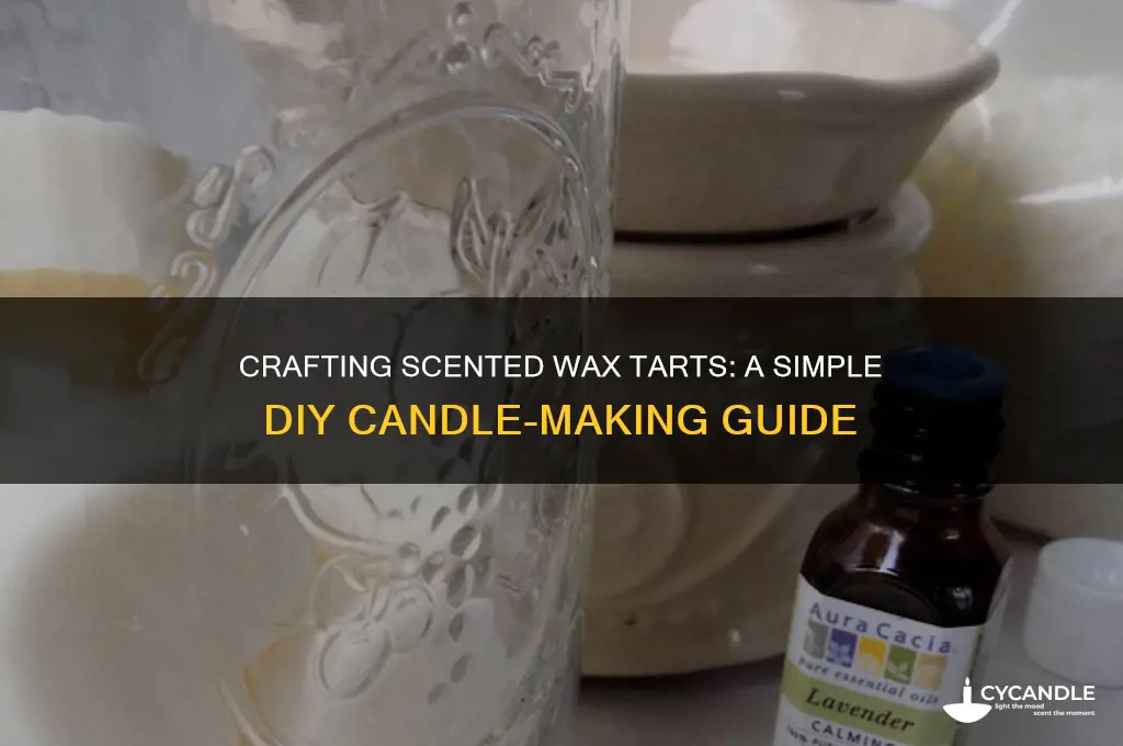 how to make candle wax tarts