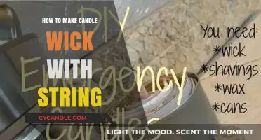 DIY Candle Wick: Crafting Perfect Wicks with Simple String Techniques
