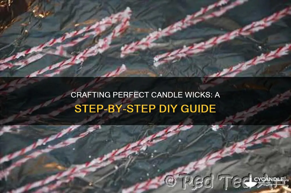 how to make candle wicks from scratch