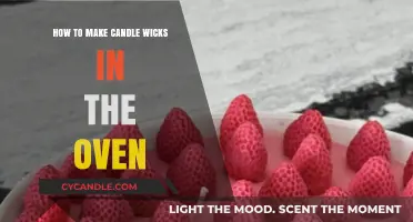 Oven-Baked Candle Wicks: A Simple DIY Guide for Beginners