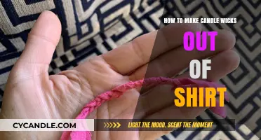 DIY Candle Wicks: Repurpose Old Shirts for Eco-Friendly Lighting