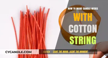 Crafting Perfect Candle Wicks: A Simple Cotton String Guide