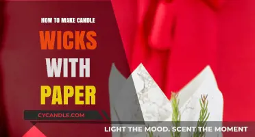 Crafting DIY Candle Wicks: A Simple Paper-Based Method