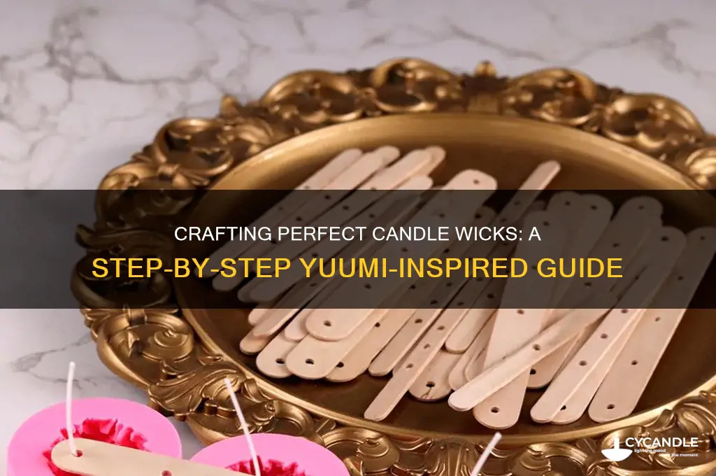 how to make candle wickyuumi