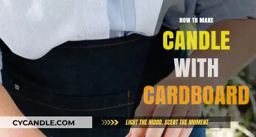 Creative DIY: Crafting Eco-Friendly Candles Using Cardboard at Home