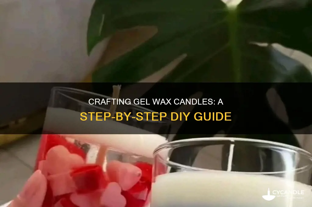 how to make candle with gel wax