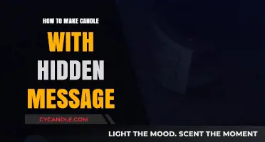 Crafting Secret Message Candles: A Creative DIY Guide