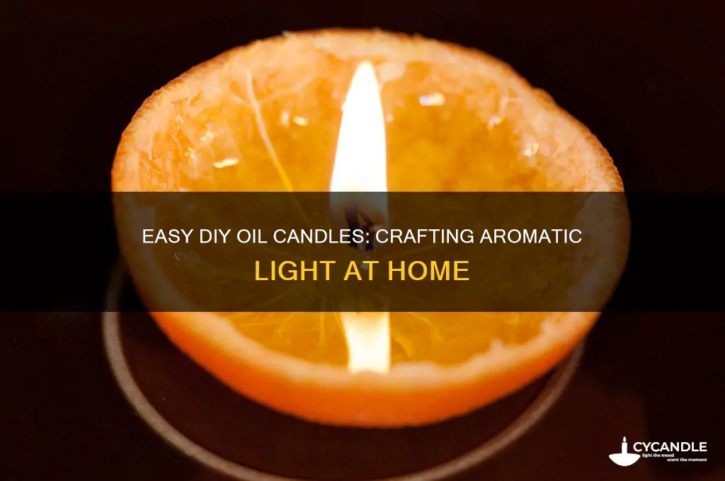 how to make candle with oil