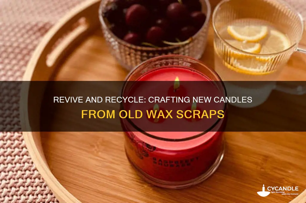 how to make candle with old candles