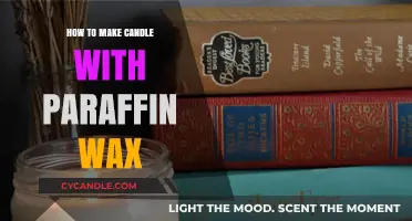 Easy DIY Candle Making: Crafting with Paraffin Wax at Home