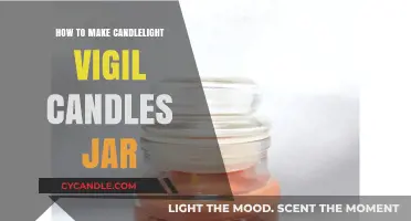 Crafting Meaningful Candlelight Vigil Candles in Mason Jars