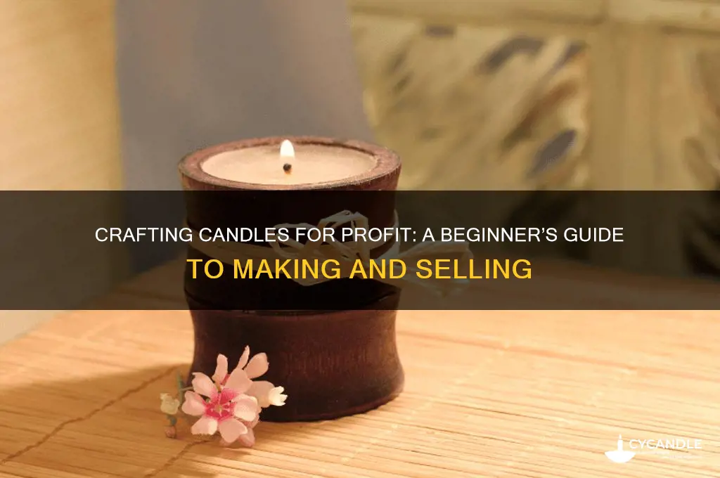 how to make candles and sell them