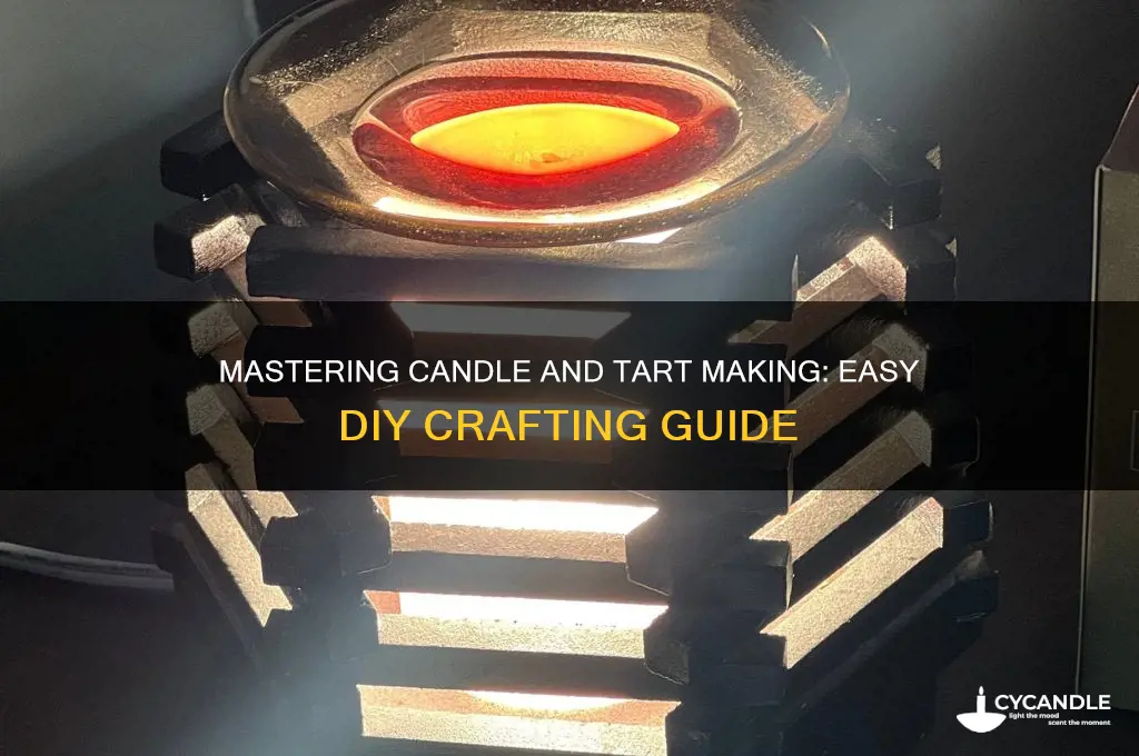 how to make candles and tarts