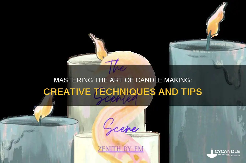 how to make candles art of