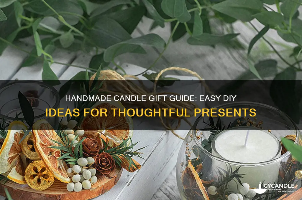 how to make candles as gifts