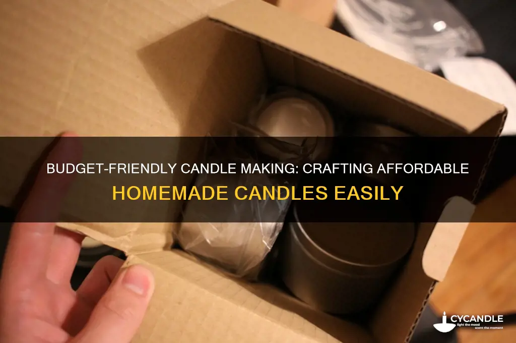 how to make candles at home cheap