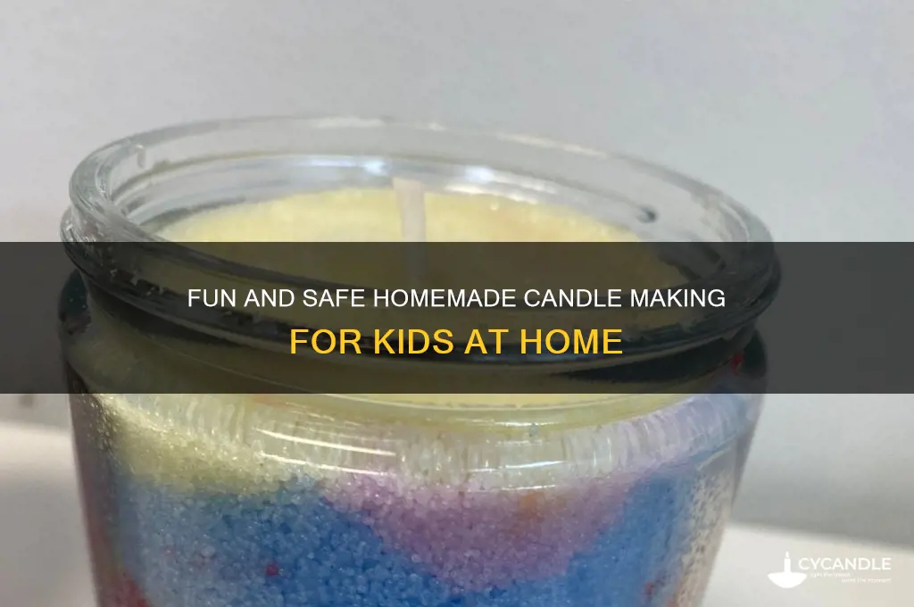 how to make candles at home for kids